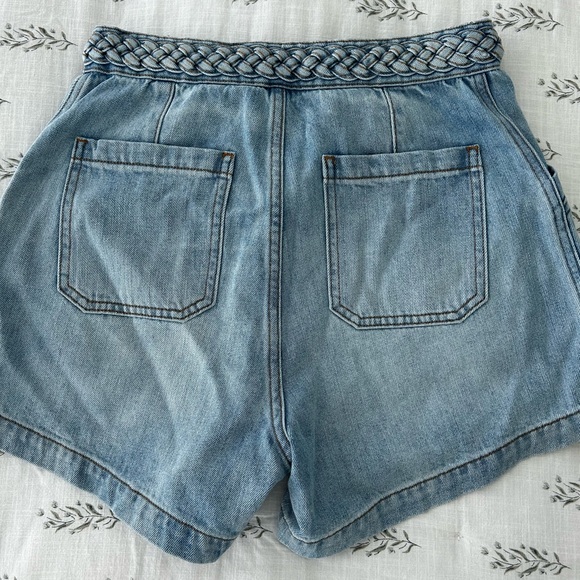 Joie Blue Jean Shorts Distressed Denim Casual - Picture 2 of 3